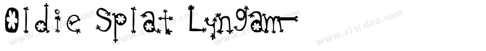 Oldie Splat Lyngam字体转换